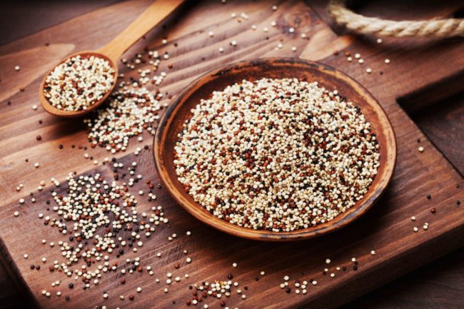 Quinoa in a bowl