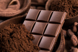 Cocoa powder and chocolate bars