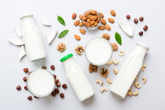 Various vegan milks