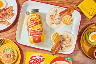 Eggo brunch jar