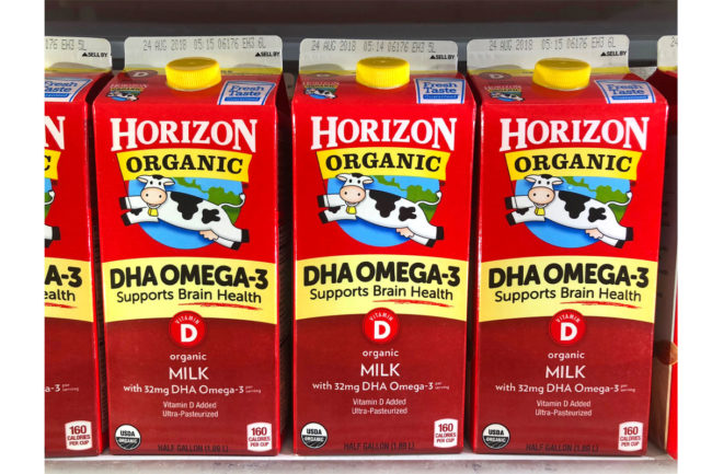 Horizon milk cartons