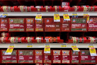 McCormick spices in a grocery store