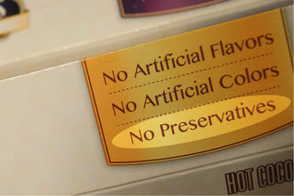 No preservatives label