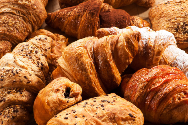 Various kinds of pastries