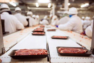 Red meat packaging plant