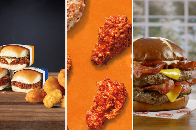 New products from Wendy's Popeyes and White Castle