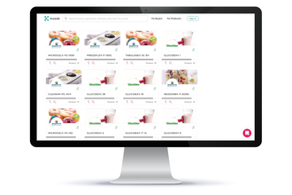 Roquette's digital marketplace home screen